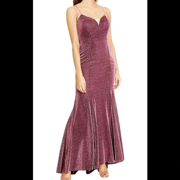 Crystal Doll Dresses | Crystal Doll Sparkly Purple Maxi Dress | Color: Pink/Purple | Size: M | Pm-07245893'S Closet